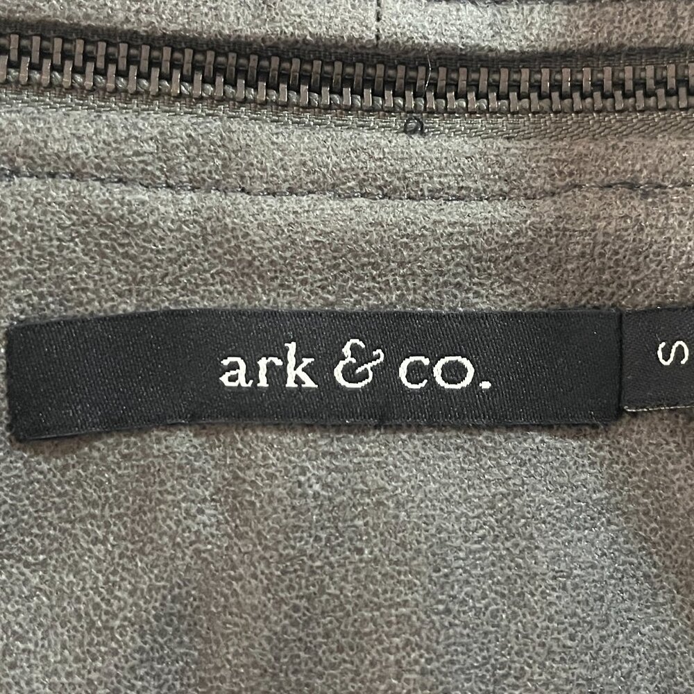 Ark & Co Brown Faux Leather Jacket - Size Small - Picture 5 of 7
